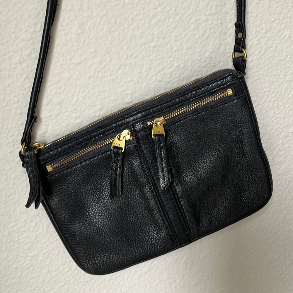 Fossil Erin Small Crossbody Bag in Black